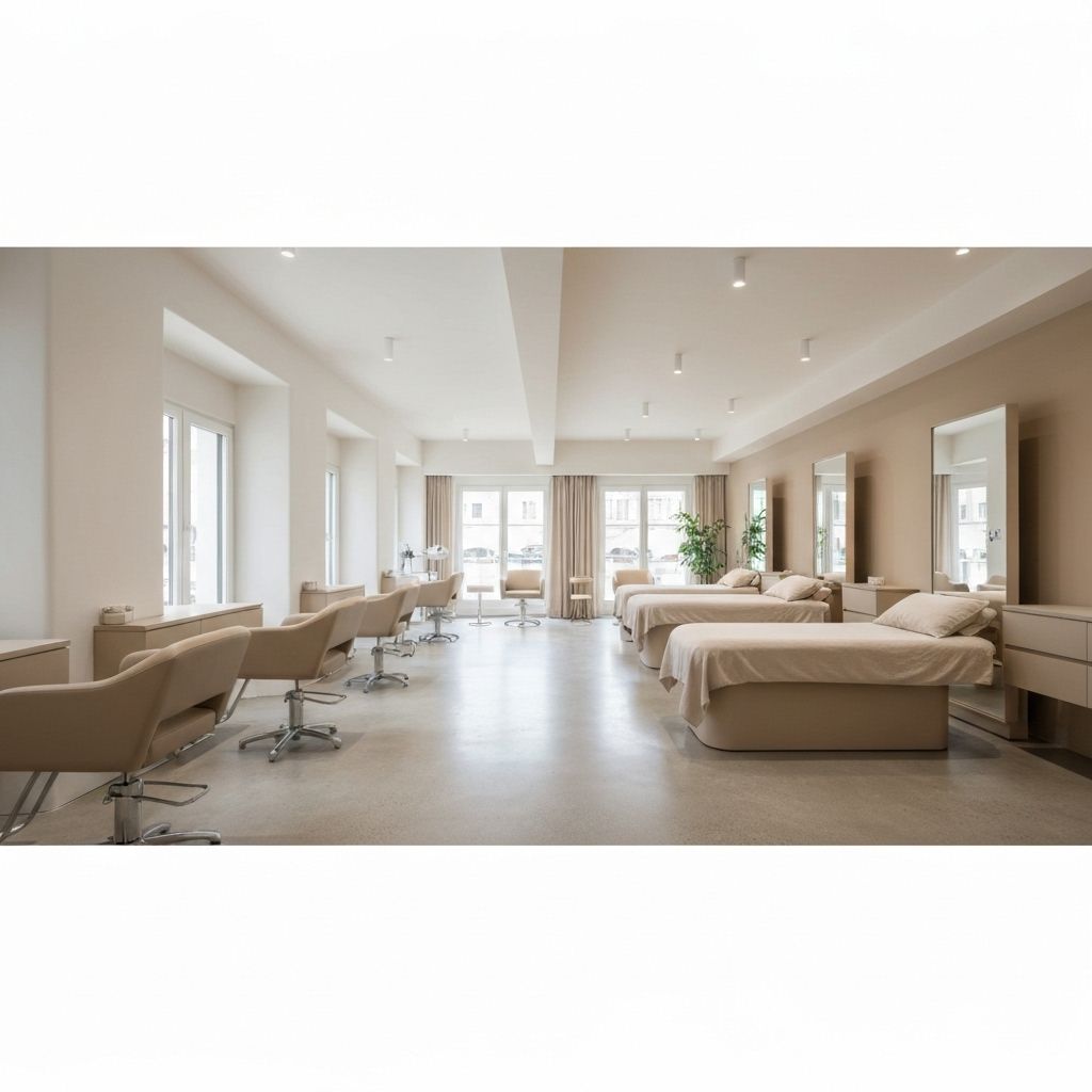 Elegantes Interieur bei Hairless by Denisa